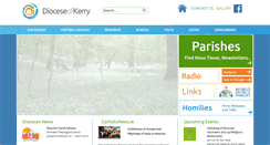 Desktop Screenshot of dioceseofkerry.ie